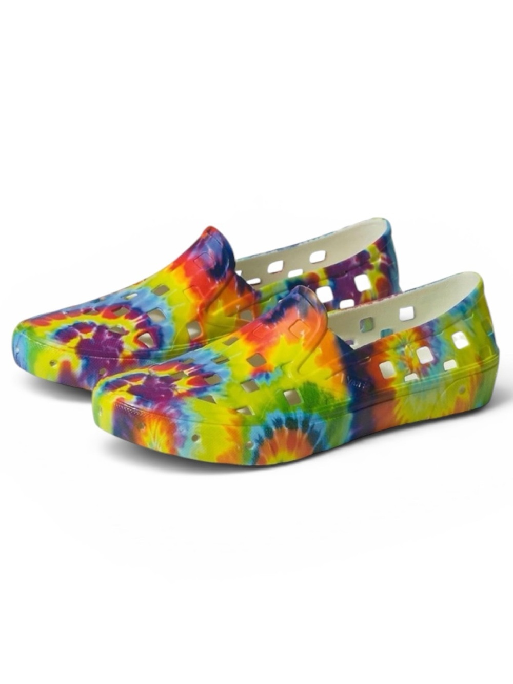 Vans Rainbow Tie Dye Waterproof Slip On Loafers